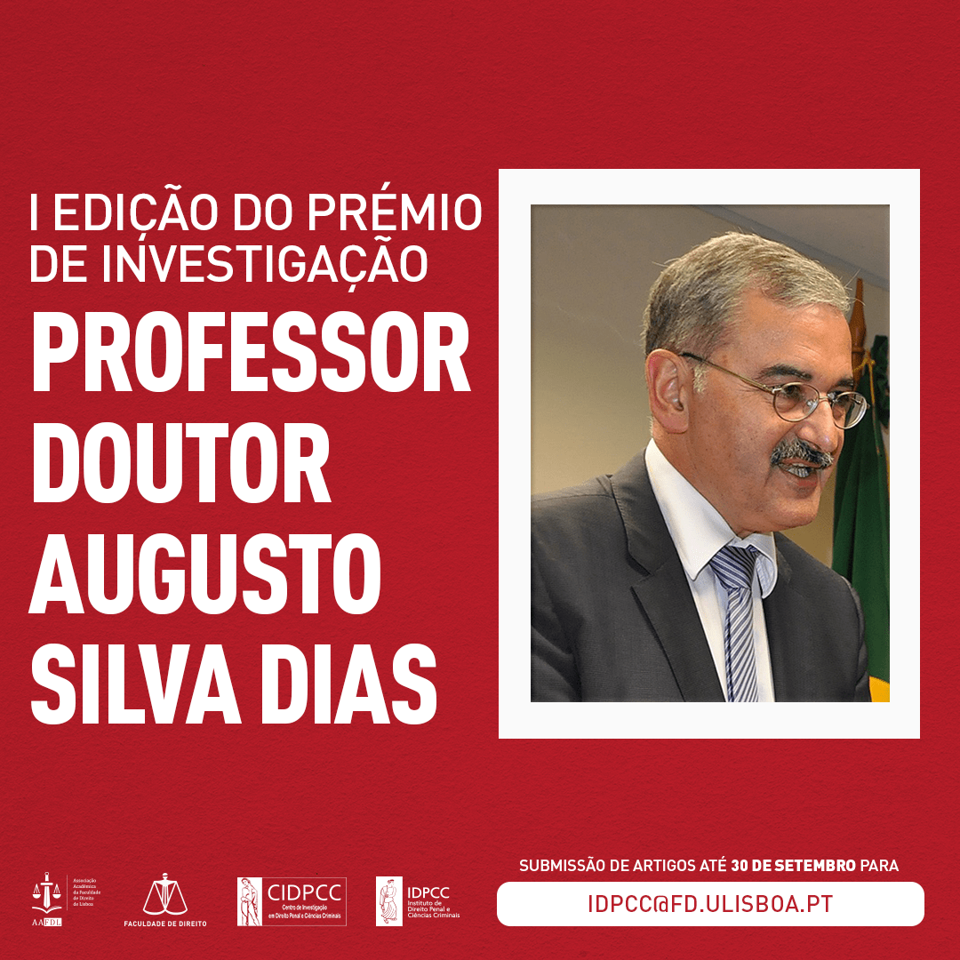 1st Research Award Professor Doutor Augusto Silva Dias