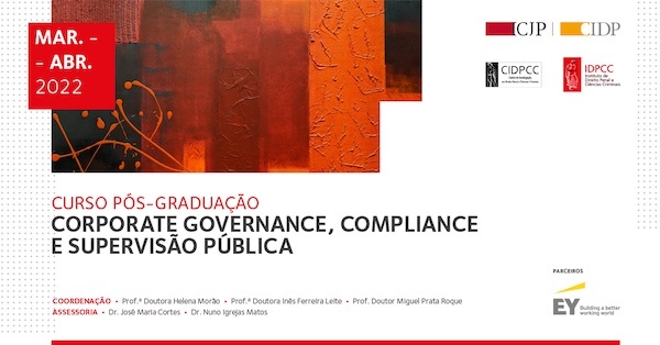 Curso de Pós-Graduação em Corporate governance, compliance e supervisão pública